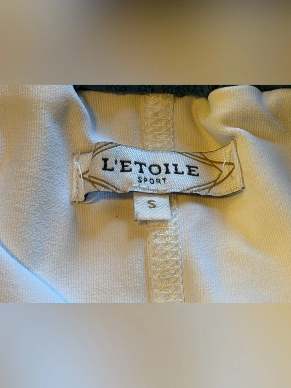 L’Etoile Sport White Jacquard Pleated Tennis Golf Skort Size Small